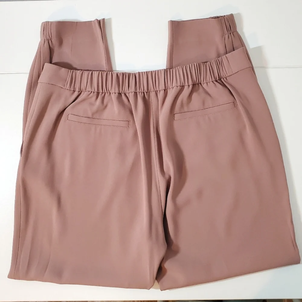 R Label The Reset Modern Crepe Jogger Pants - Soft Clay Mauve - Large